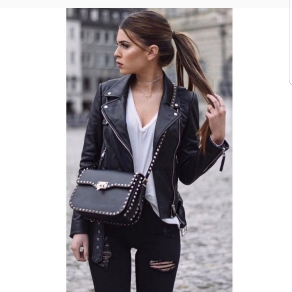 Vegan Moto leather jacket